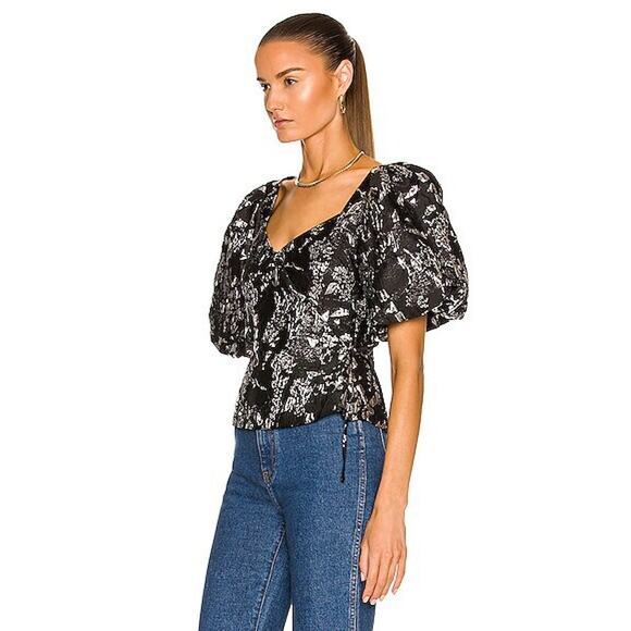 Jonathan Simkhai Taylor Wrap Top - Picture 2 of 11